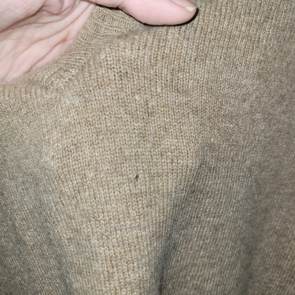 Vintage Byford Pure Virgin Wool Sweater Men’s L Brown V-Neck 90s Classic - Picture 5 of 5